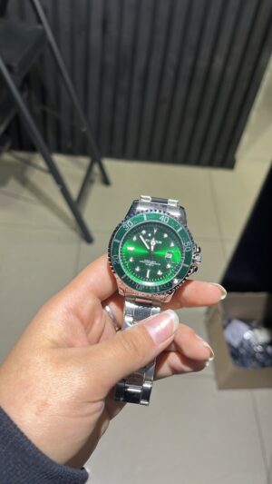 RELOJ KIMSOUN VERDE METALIZADO