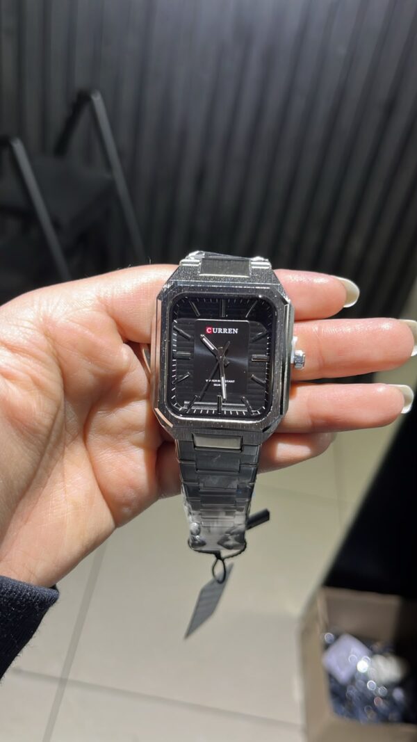 RELOJ CURREN METALIZADO SILVER BLACK