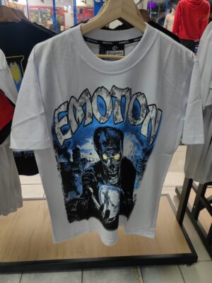 POLERA EMOTION CALABERA BLANCA BLUE BRILLANTE BLANCO