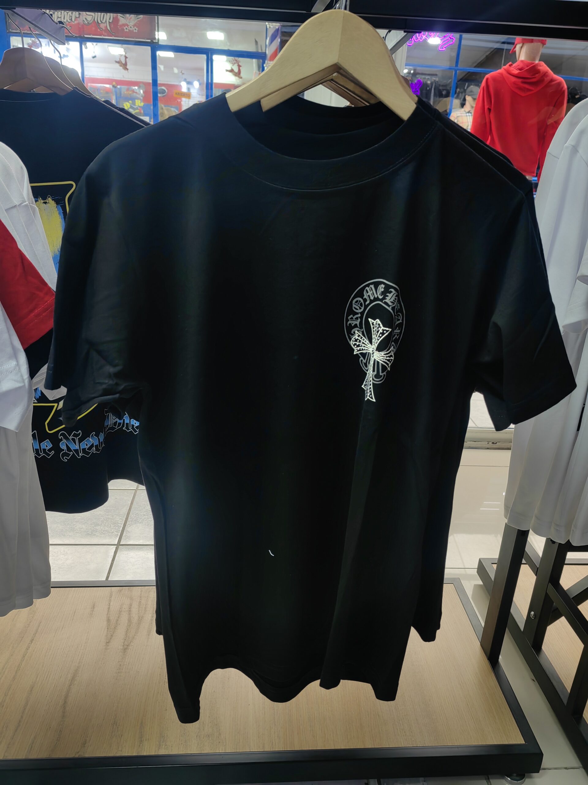 POLERA CHROME HEARTS NEGRO Y BLANCO BÁSICO