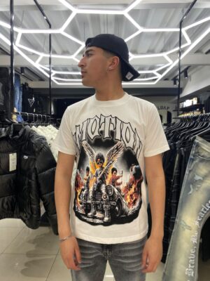 POLERA EMOTION ANGEL OVERSIZE ROCK ANGEL BLANCO