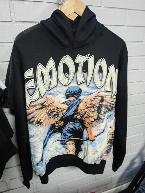 POLERON EMOTION ANGEL OVERSIZE CUPIDO NEGRO