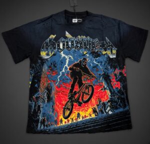 POLERA GODSPEED BICICLETA NEGRA CALABERA G6403